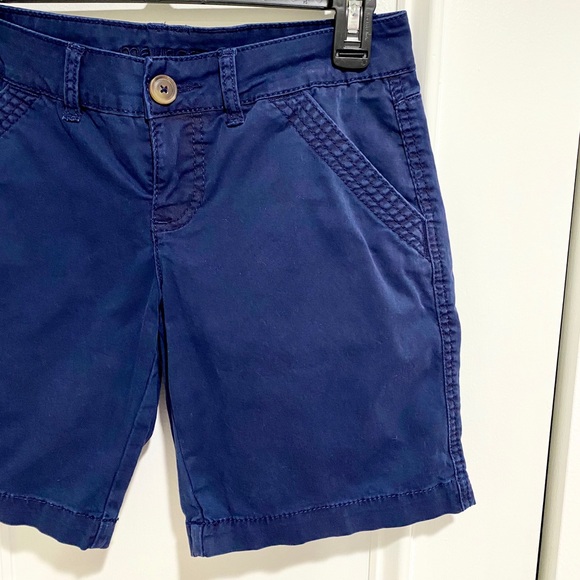 Maurices Shorts Size 3/4 Navy Blue EUC - Picture 5 of 9